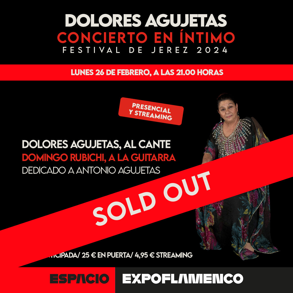Concierto en íntimo de Dolores Agujetas - Festival de Jerez 2024