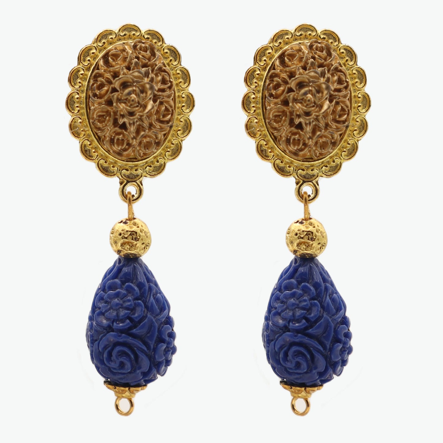 Pendientes azules