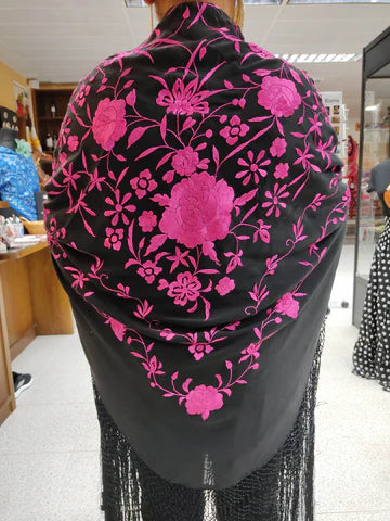 Mantón de seda