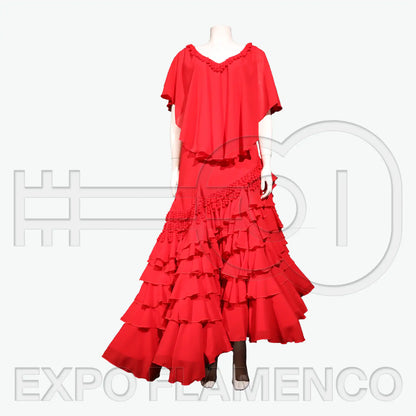 Traje de Flamenca Exclusivo Carmen de la Torre