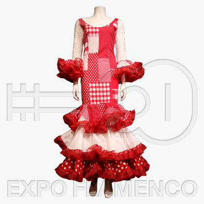 Traje de Flamenca Patchwork