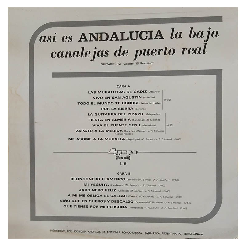 Canalejas de Puerto Real - Así es Andalucía baja