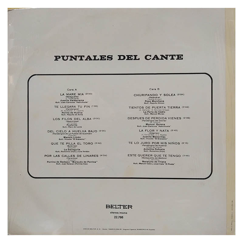 Puntales del Cante