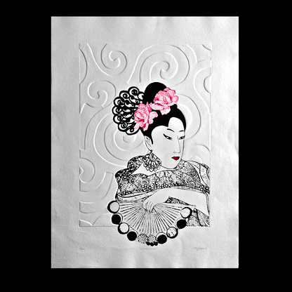 Grabado - Geisha "Ichimaru"