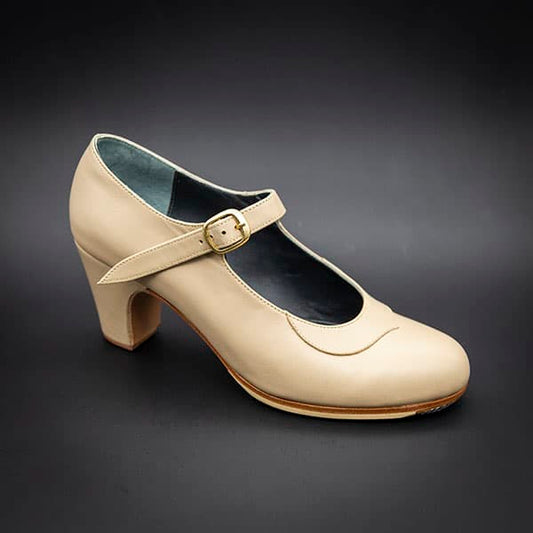 Calzado Don Flamenco - Modelo Dolores beige