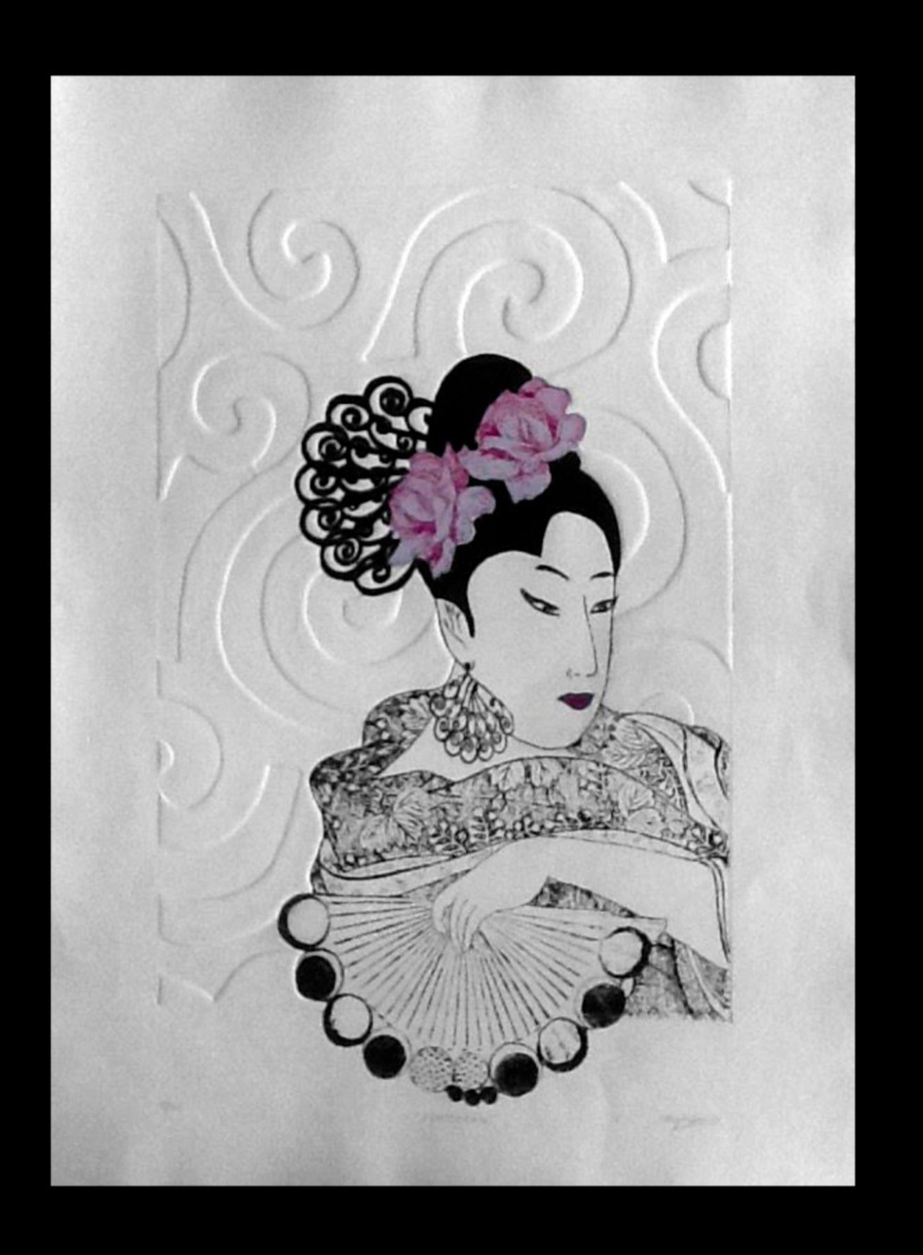 Grabado - Geisha "Ichimaru"